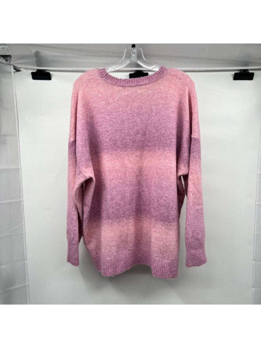 Old Navy Womens Pink Soft Knit Sweater Long Sleeve Size XL - Picture 7 of 9